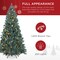 Best Choice Products Pre-Lit Pre-Decorated Holiday Christmas Pine Tree w/ Lights, Base – Blue Spruce